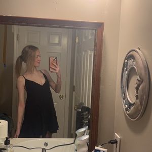 Black shirt summer dress